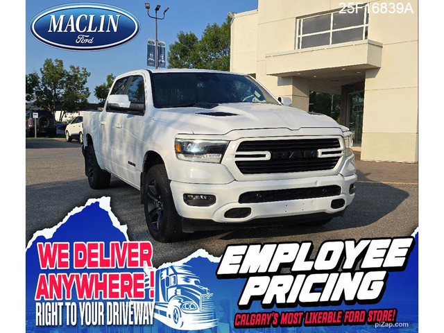 2023 Ram 1500 SPORT | REM START | REV SENSE | BRAKE CONTROL in Cars & Trucks in Calgary
