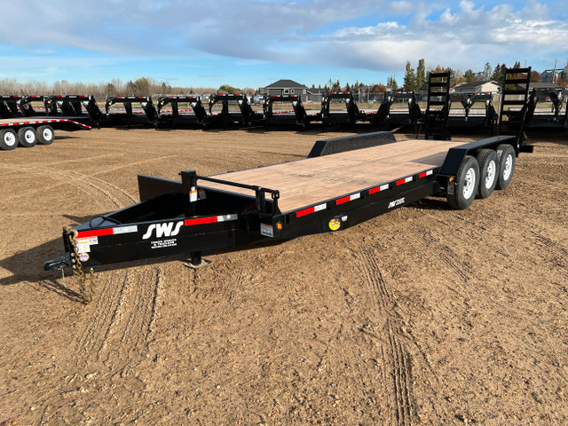 2024 SWS 24' H.D. C/H Trailer w/ D/T & S/U Ramps (3) 7K Axles in Cargo & Utility Trailers in Edmonton