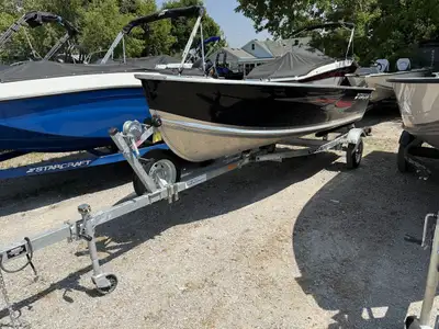 2024 Starcraft SF 14 2025 Loadrite Galvinized Torsion axle trailer 2024 Yamaha F15 Manual start long...