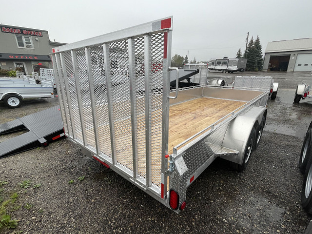 ACTION SERIES 80" X 16' HD ALL ALUMINUM UTILITY TRAILER  in Cargo & Utility Trailers in London - Image 4