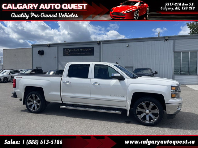 2015 Chevrolet Silverado 1500 LTZ/4X4/5.3L/22's/NAVI/B.CAM/LEATH in Cars & Trucks in Calgary