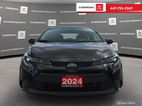 Check out this 2024 Toyota Corolla LE CVT with 28,772 KMS, finished in a sleek Black exterior. Packe... (image 1)