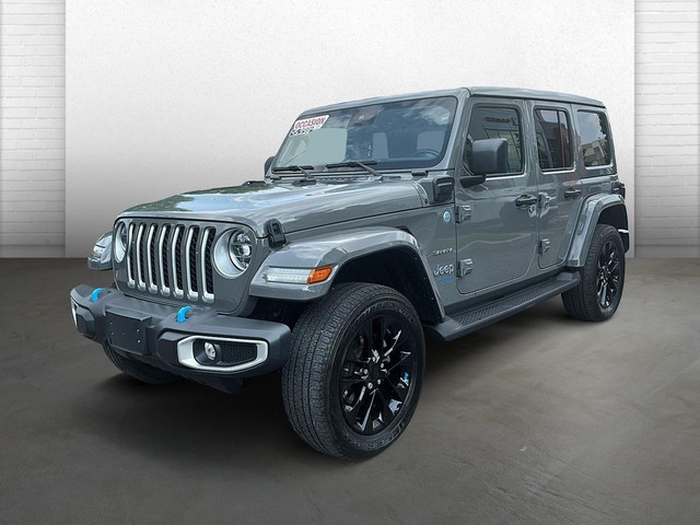 2022 Jeep Wrangler 4xe * SAHARA * CUIR * SKY TOP * CRUISE ADAPT  in Cars & Trucks in Longueuil / South Shore