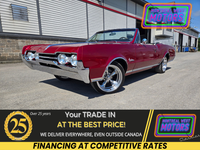 1967 Oldsmobile Cutlass CONVERTIBLE / Full Resto 18" American Ra in Classic Cars in West Island - Image 4