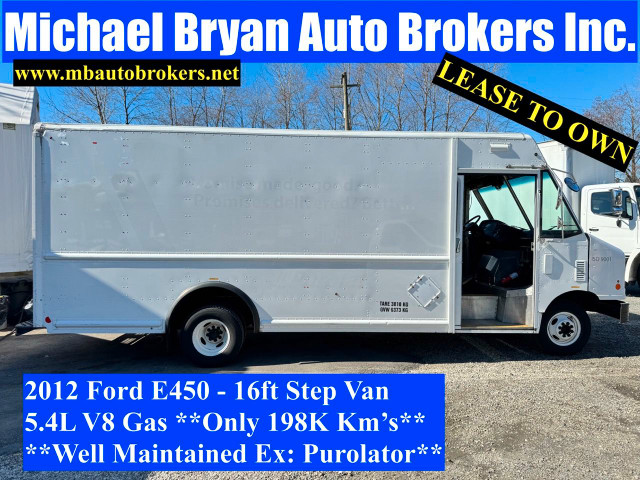 2012 FORD E450 - 16FT STEP VAN *FULLY INSPECTED & SERVICED*  in Heavy Trucks in Burnaby/New Westminster