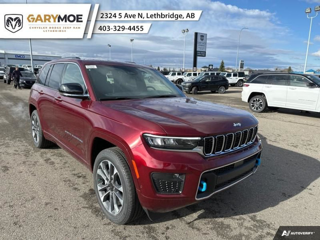 2023 Jeep Grand Cherokee 4xe Overland - Leather Seats in Cars & Trucks in Lethbridge