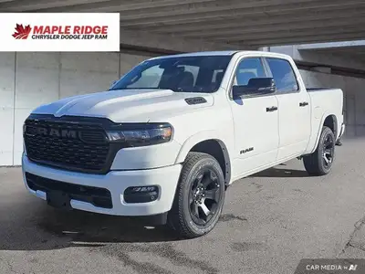 Brand New 2025 Ram 1500 Big Horn finished in Bright White. Inquire Today! *Configuration: *Crew Cab,...