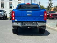 This 2019 Ford Ranger Lariat has a Lightning Blue Exterior and Ebony Leather Interior with seating f... (image 5)