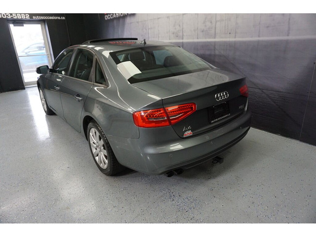 2013 Audi A4 PREMIUM 2.0T QUATTRO - MANUEL - CUIR TOIT OUVRANT in Cars & Trucks in Lévis - Image 4