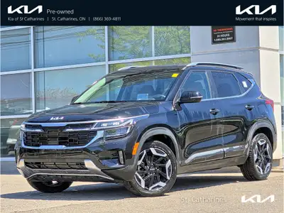 This accident-free 2024 Kia Seltos SX AWD combines sleek modern design with responsive all-wheel-dri...