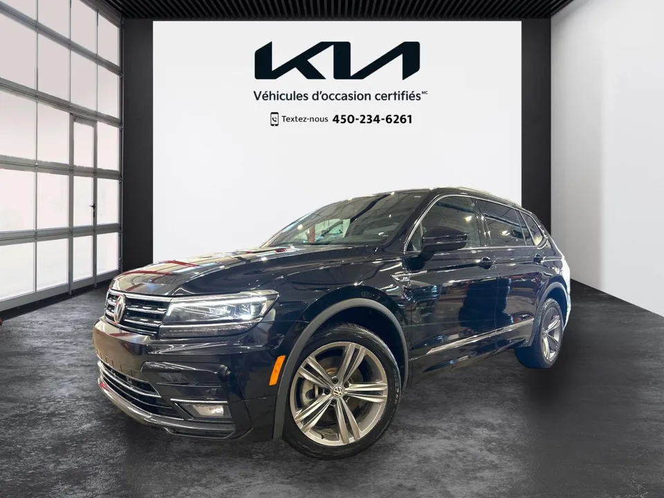 2018 Volkswagen Tiguan Highline R-LINE,CUIR 2 TONS,AWD,TOIT,GPS