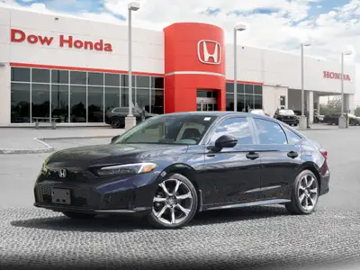 The 2025 Honda Civic Sport Touring Hybrid is a premium, fuel-efficient compact car that combines spo...