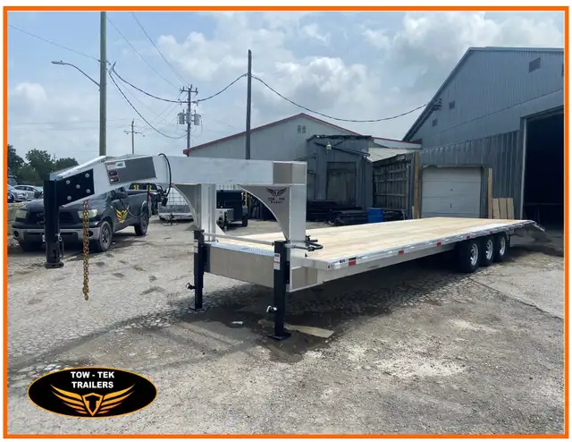 2025 - Tow Tek Tri-axle all aluminum 32'  Gooseneck/5th Wheel  in Cargo & Utility Trailers in Mississauga / Peel Region - Image 3