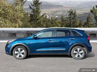 This 2019 Kia Niro Hybrid EX Premium in stunning Gravity Blue Metallic offers a compelling blend of... (image 1)