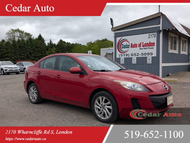 2013 Mazda MAZDA3 2 YEAR POWERTRAIN WARRANTY | 4dr Sedan Manual  in Cars & Trucks in London - Image 2