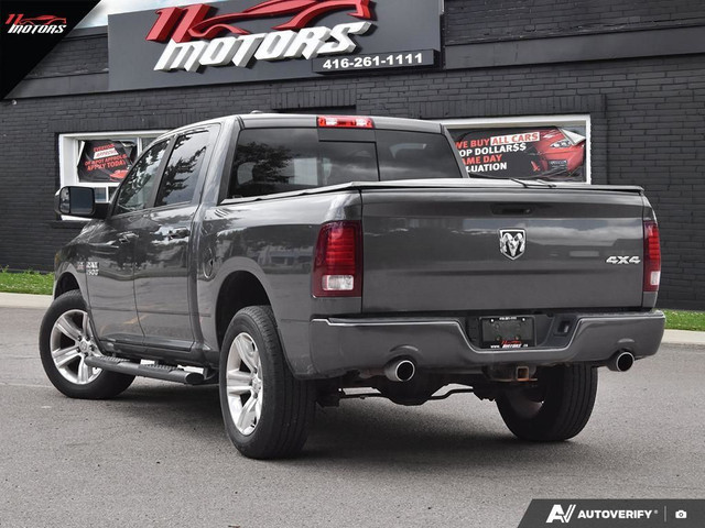 2017 Ram 1500 4X4 Crew Cab 140.5" Sport | LEATHER | NO ACCIDENTS in Cars & Trucks in City of Toronto - Image 4