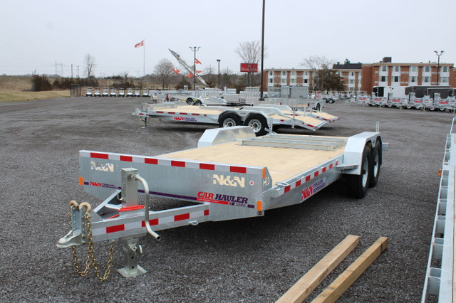 2024 N & N ICHHD20G15K 20' Flat Deck Trailer in Cargo & Utility Trailers in Trenton