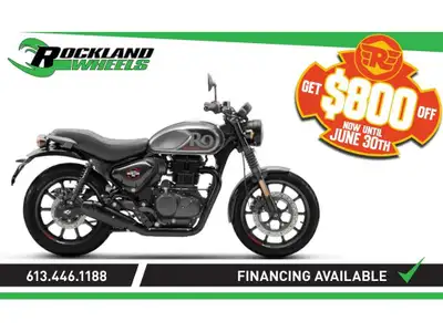 2024 Royal Enfield HUNTER 350 - DAPPER GREY Royal Enfield Hunter 350 L’héritage classique rencontre...