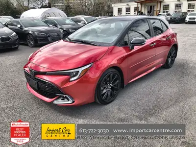 2023 Toyota Corolla Hatchback LEATHER/FABRIC COMBO, JBL, HTD....