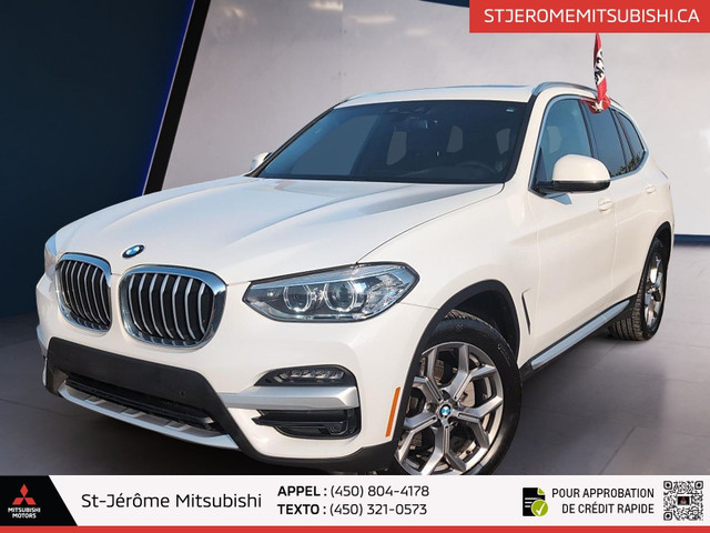 2020 BMW X3 XDRIVE30I  CUIR / MAGS / TOIT PANO / CAMERA in Cars & Trucks in Laurentides