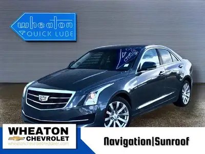 The 2017 Cadillac ATS Sedan Luxury AWD, available at Wheaton Chevrolet of Red Deer, is a stylish and...