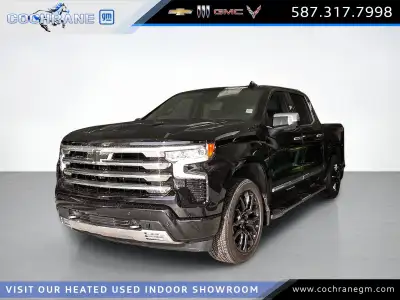 You won't miss a beat in our used 2024 Chevrolet Silverado 1500 High Country Crew Cab short box 4X4,...
