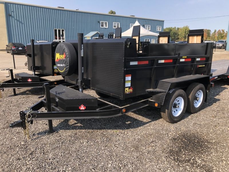 5 Ton Miska Dump Trailers Made in Canada Cargo & Utility Trailers