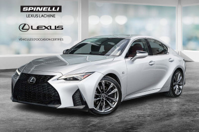 2022 Lexus IS 300 F SPORT 2 AWD CUIR ROUGE NAVI AWD TRES BAS KM 