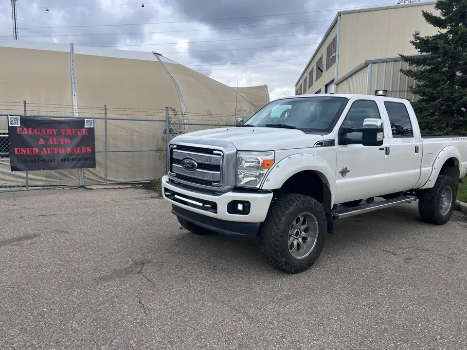 2016 Ford Super Duty F-350 SRW Platinum Diesel Lifted Deleted!!