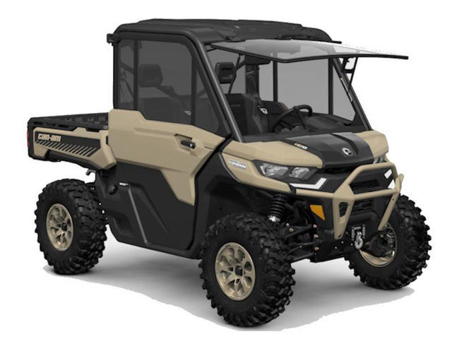 2025 Can-Am Defender Limited HD10 Desert Tan & Stealth Black in ATVs in Calgary