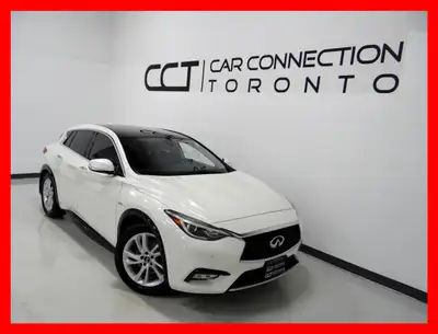 2017 INFINITI QX30 CARFAX VERIFIED, CLEAN TITLE 142,000KM AUTOMATIC TRANSMISSION WHITE EXTERIOR ON B...