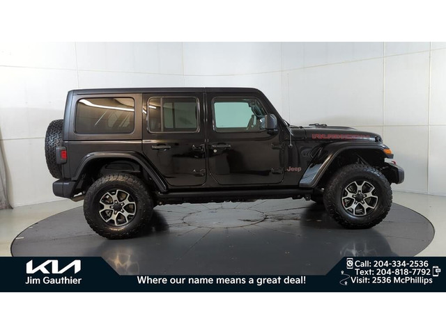  2023 Jeep Wrangler Rubicon 4x4, Accident Free, Low km, UConnect in Cars & Trucks in Winnipeg - Image 2