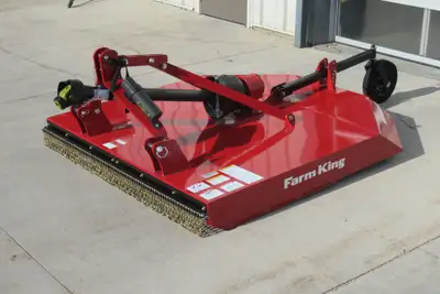 6 Ft. Rotary Cutter, 3 Point Hitch, Tail Wheel, Cat 2, Stump Jumper, Slip Clutch Protection, Safety...