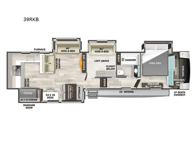 2026 Forest River RV Cedar Creek Experience 39RKB Mid Bunk / Rea in Travel Trailers & Campers in Truro - Image 3