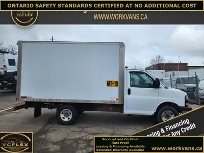 Just In - 2016 GMC Savana G3500 12Ft Aluminum Box Cube Van - Single Rear Wheels - GVW:9600Lb = NO CV...