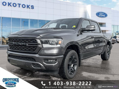 2022 RAM 1500 Sport CLASS IV RECEIVER HITCH/UCONNECT WITH NAV...