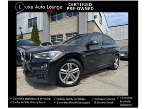 2017 BMW X1 28I XDRIVE, LEATHER, PANO ROOF, HEATED SEATS!