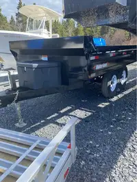2023 Weberlane 6x12' Steel, Low Profile Deck Over Dump Trailer