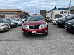 2016 Nissan Pathfinder SL 4WD 4 Dr Auto SUV 7 Passenger Navigaction Rear View Camra Leather Sunroof Alloy Wheels Heated Seats