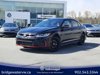 New Price! Deep Black Pearl 2025 Volkswagen Jetta GLI Autobaun Apple CarPlay | Android Auto | Sirus...
