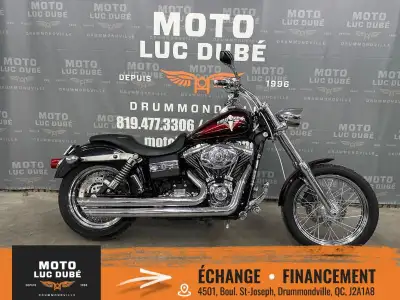 Harley-Davidson FXDB Street Bob 2007 25 905 MI OU 41 690 KM ALARME DRAG BAR AVEC CONTRÔLES CHROMÉS F...