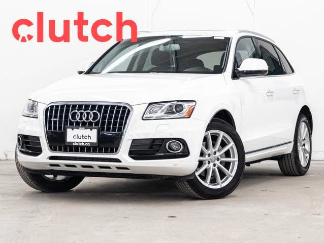 2016 Audi Q5 2.0T Technik AWD w/ Rearview Cam, Bluetooth, Nav in Cars & Trucks in Bedford