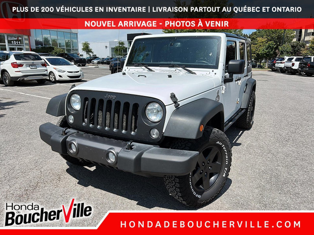 2016 Jeep Wrangler Unlimited SPORT MANUEL, TOIT RIGIDE ET TOIT M in Cars & Trucks in Longueuil / South Shore - Image 3