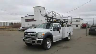 New Arrival..... 2011 FORD F-550 SUPERCAB LADDER BUCKET TRCUK for sale in Edmonton, Alberta - 6.8L V...