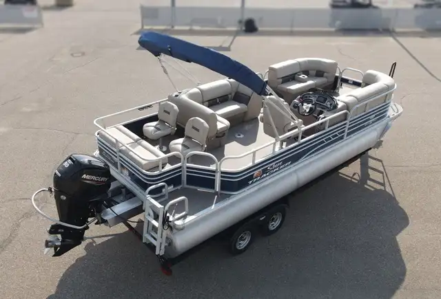 2021 Sun Tracker Sport Fish 22 DLX; Mercury 90 4Stroke CT--used  in Powerboats & Motorboats in Prince Albert - Image 8