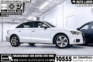 2017 Audi A3 Premium 2.0T TOIT PANORAMIQUE/MAGS/CUIR/84,000km