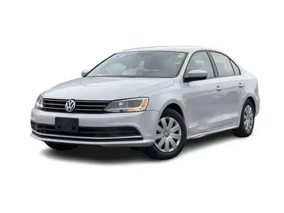 2017 Volkswagen Jetta Trendline+ Silver 1.4 TSI **GPS**, Titan Black/Palladium Gray w/Cloth Seat Tri...
