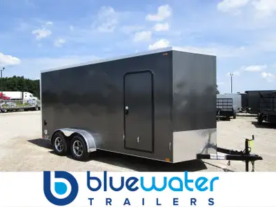 Legend Steel Enclosed 5,6,7 Wide Trailers 7' x 14' starting at $10,505.00 ! One piece aluminum roof,...