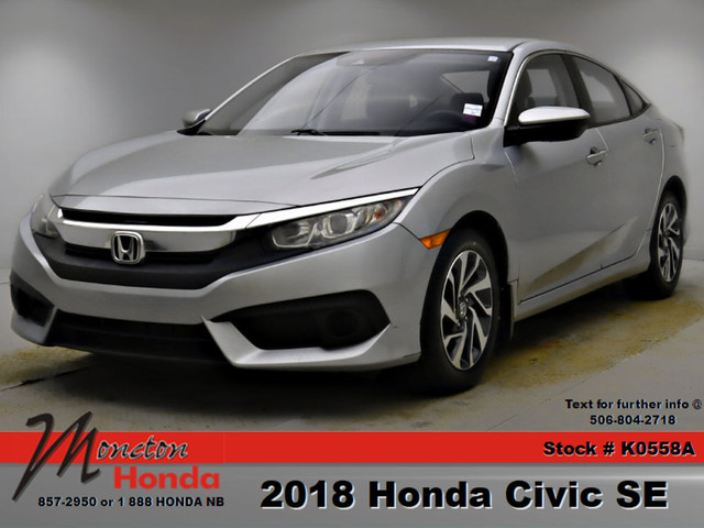  2018 Honda Civic SE in Cars & Trucks in Moncton