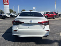 This 2022 Honda Civic Sedan Sport shines in Platinum White Pearl, boasting a sporty profile and a su... (image 4)